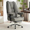 EXCEBET BIG AND TALL OFFICE CHAIR 400LBS WIDE SEAT, LK-3043M, MESH LIGHT GRAY - Like New