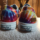 BLOWFISH WOMEN’S BLOWFISH MALIBU SNEAKER US 10/UK 8.5 - RAINBOW TIE-DYE CANVAS - Brand New