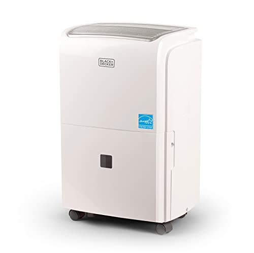 BLACK+DECKER 4500 Sq. Ft. Dehumidifier for Large Spaces, BDT50WTB - WHITE - Like New