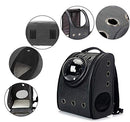GINYICY Portable Travel Pet Carrier Backpack Capsule Bubble Design (Black) - Brand New