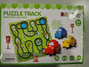 BEBY BUTY 64PCS PUZZLE RACE CARS TRACK SET TOYS, CITY SERIES - GREEN/MULTI - Like New