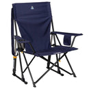 GCI OUTDOOR COMFORT PRO ROCKER FOLDABLE ROCKING CAMP CHAIR - RICH BLUE - Brand New