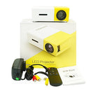 GENERIC HOME MINI LED PORTABLE SMART POCKET CINEMA VIDEO PROJECTOR YG300 - WHITE - Like New