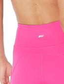 AMAZON ESSENTIALS WOMEN'S WAISTED ACTIVE SCULPT MOISTURE-WICKING - SIZE L - Pink - Brand New