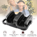 COSTWAY FOOT CALF MASSAGER HEAT SHIATSU DEEP KNEADING ROLLING SMART - GRAY - Like New