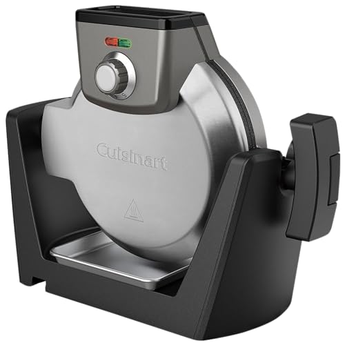 CUISINART BELGIAN WAFFLE MAKER BAKE VERTICAL BAKE HORIZONTAL STAINLESS STEEL - Like New