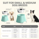 Fluffydream Elevated Dog Bowls Prevention Vertebrae Disease Super Non-Slip - Like New