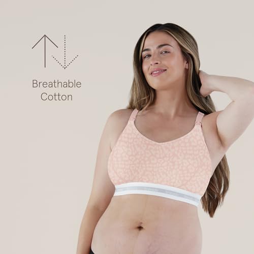 BRAVADO DESIGNS WOMEN'S NURSING BRA, FULL CUP MATERNITY BRA, SIZE M - WHITE - Like New