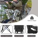 Goplus Hunting Chair Swivel Folding Hunting Blind Chair B0CBBXLB8V - Black - Brand New
