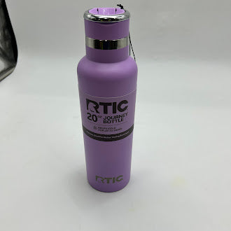 RTIC 18/8 STAINLESS STEEL 20OZ JOURNEY BOTTLE METAL STAINLESS STEEL - LAVENDER - Like New