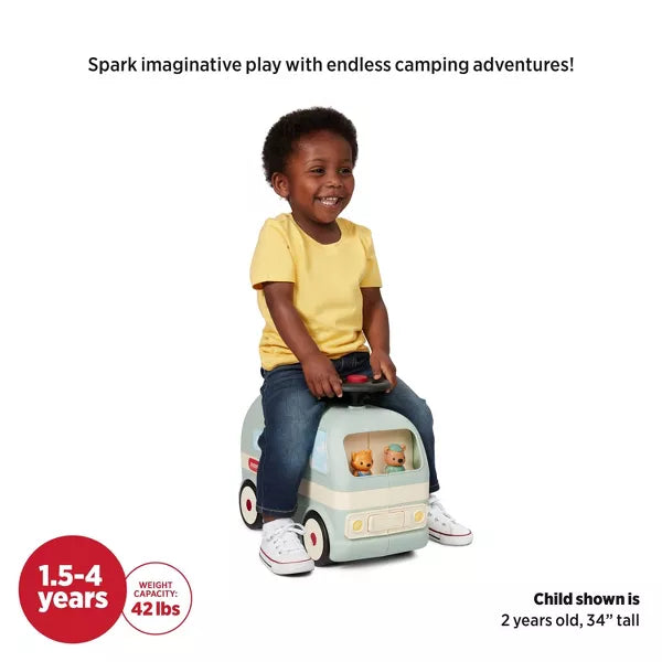 RADIO FLYER PARK & PLAY CAMPER RIDING TOY STEEL & PLASTIC - LIGHT GREEN - Like New