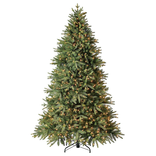 EVERGREEN CLASSICS 7.5FT PRELIT COLORADO SPRUCE ARTIFICIAL LED LIGHTS - GREEN - Like New