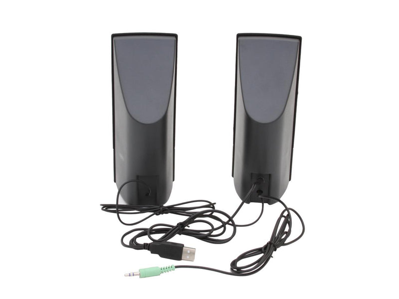 Cyber Acoustics CA-2016wb 3 Watts 2.0 USB Amplified Computer Speaker System