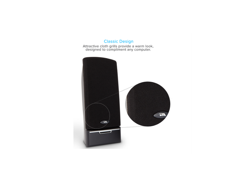 Cyber Acoustics USB Desktop Speakers CA-2014USB