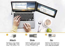 SIDETRAK SLIDE MONITOR 12.5" FHD IPS ATTACHABLE SCREEN ST12BL - BLACK - Brand New