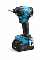 TILSWALL 20V CORDLESS IMPACT DRIVER (NO BATTERY INCLUDED) - BLACK / BLUE - Like New