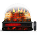 Rintuf Electric Fireplace Logs Set, 1500W Fireplace Insert Log Heater, Timer - Like New