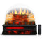 Rintuf Electric Fireplace Logs Set, 1500W Fireplace Insert Log Heater, Timer - Like New