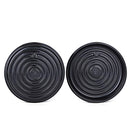Idyllize 5 Pieces of 14 Inch Black Plastic Plant Saucer Drip Tray, (14") - Brand New