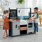 KIDKRAFT WOODEN FARM TO TABLE PLAY KITCHEN ES KRAFT ASSEMBLY LIGHTS - WHITE - Like New