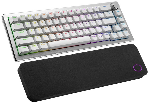 Cooler Master Wireless 2.4GHz Keyboard Silver/White - Scratch & Dent