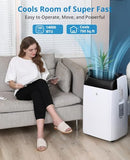EXPLOREHORIZON 14000 BTU PORTABLE AIR CONDITIONER UNIT 3-IN-1 TAC-10CPD/DM7 - Like New