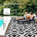 wikiwiki Outdoor Rug, 9x12ft Waterproof Reversible Mat Indoor Outdoor Rugs - Like New
