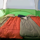 COLEMAN EVANSTON TENT WITH SCREEN ROOM 6 WEATHERPROOF SETS UP IN 15 MINS - GREEN - Like New