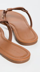 TORY BURCH WOMEN'S MILLER EMBELLISHED SANDALS VACHETTA SIZE 8 - Like New