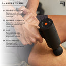 SHARPER IMAGE POWERBOOST DEEP TISSUE PERCUSSION MASSAGER VERSION 3.0 6 SPEED - Like New