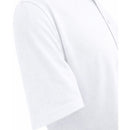 JAMES TAILOR MEN'S SHORT SLEEVE KNIT BUTTON DOWN SHIRT SIZE LARGE - WHITE - Brand New