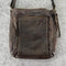 ESTALON CROSSBODY BAG PURSE TOTE LEATHER WOMENS WOVEN - BROWN - Like New