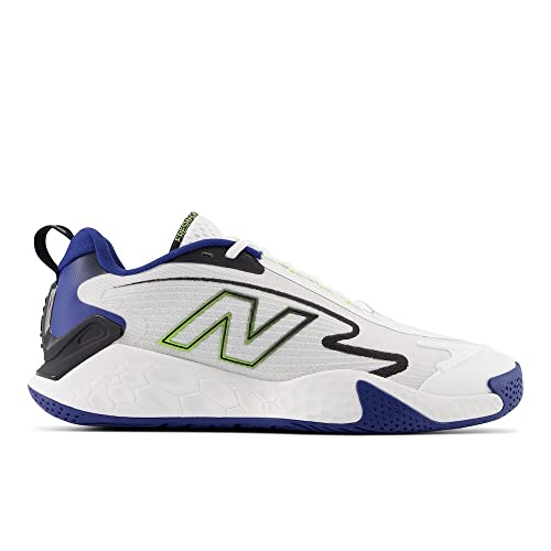 NEW BALANCE MEN'S FRESH FOAM X CT-RALLY TENNIS SHOE - SIZE: MEN 8.5 - WHITE/NAVY - Like New