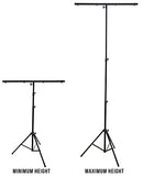 Harmony Audio HA-TBARSTAND Pro Audio DJ Lighting Tripod & T-Bar Light Stand - Brand New