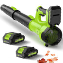 GREENER 21V LEAF BLOWER CORDLESS - GREEN - Like New