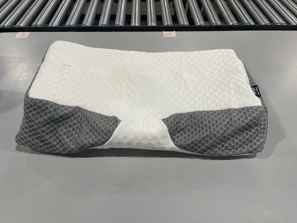 GROYE DJUSTABLE NECK PILLOWS PAIN RELIEF SLEEPING ENHANCED ERGONOMIC - DARK GRAY - Like New