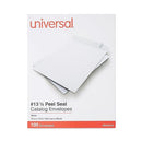 Universal One Peel Seal Strip Catalog Envelope 10 x 13 White 100/Box - Brand New