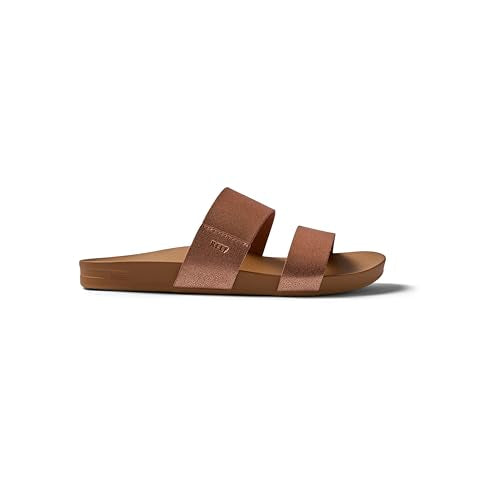 RFA0A3OKSRGL REEF Women's Cushion Vista Slide Rose Gold Size 7 - Brand New
