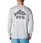 COLUMBIA MEN TERMINAL TACKLE PFG BAIT JUMPER LONG SLEEVE MEN L - GRAY/WHITE - Brand New