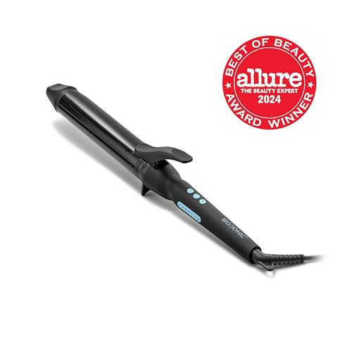 BIO-IONIC LONG BARREL STYLER, CURLING IRON - BLACK/BLUE - Like New