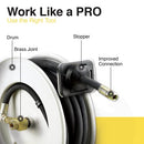 ReelWorks Oil Hose Reel Retractable 1/2" Inch x 50 Foot Long - M850154 - Like New