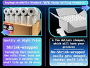 BuyRegisterRolls Thermal Paper Receipt Rolls 3 1/8" x 230' 50 Rolls - White - Brand New