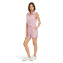 SPYDER WOMEN'S HARMONY SCUBA KNIT FRENCH TERRY SLEEVELESS ROMPER M - LILAC - Brand New