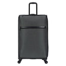 SKYLINE SOFTSIDE LARGE CHECKED SPINNER SUITCASE EXPANDABLE LUGGAGE - GRAY - Like New