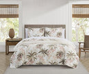 Tommy Bahama - Queen Quilt Set with Shams, Cotton, Reversible - Brand New