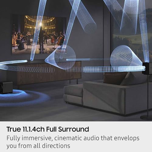 SAMSUNG 11.1.4CH Q SERIES SUBWOOFER + REAR SPEAKER + WIRELESS DOLBY ATMOS - Like New