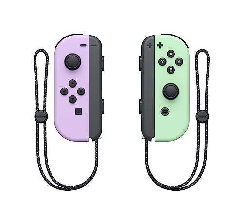 NINTENDO JOY-CON (L)/(R) - PASTEL PURPLE/PASTEL GREEN - Like New