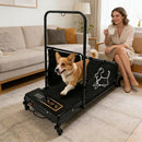 KAWHEBT DOG TREADMILL,PET DOG RUNNING MACHINE FOR SMALL&MEDIUM-SIZED DOGS BLACK - Like New