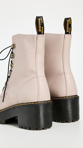 22601001 Dr. Martens Women's Leona Leather Heeled Boot Fashion - Like New