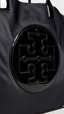 Tory Burch Women's Ella Patent Tote, 90479-001 - BLACK - Like New